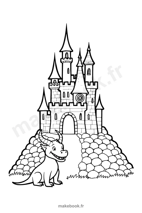 Page 6 du livre de coloriage d'exemple